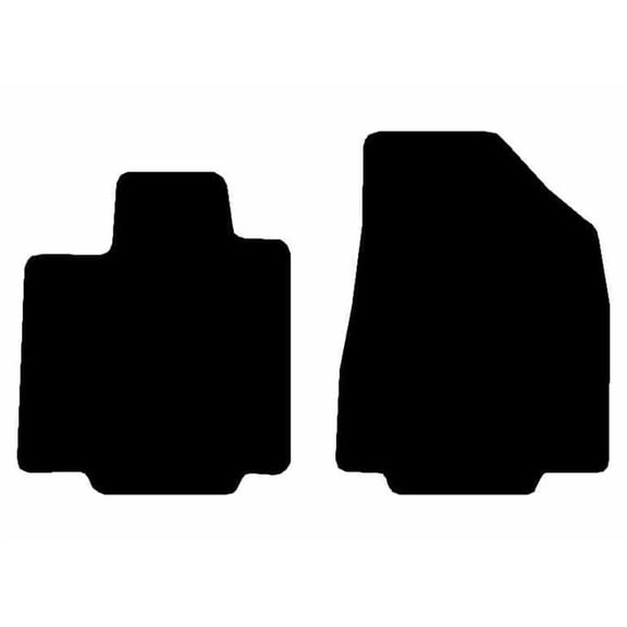 Auto Mats and Accessories 2 Piece Set Custom Carpeted Floor Mats Compatible with 2013-2020 Nissan Pathfinder (Black) Made in the USA