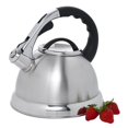 thumbnail image 3 of Creative Home Camille 3.0 Qt Stainless Steel Opaque Black Whistling Tea Kettle, 3 of 5