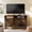 1, variant on Tall TV Stand with Louvered Door and Adjustable Shelf for 55 inch Tvs Walnut Console with Ample Storage Modern Entertainment Center for Living Room or Bedroom