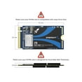 thumbnail image 2 of Sabrent 2TB Rocket NVMe 2242 SSD, Black/Blue, 2 of 11