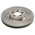thumbnail image 4 of TRQ Front Brake Pad & Rotor Kit Brake Pads Brake Rotor Ceramic Vented Fits Select 2006-2008 Jaguar S-Type 2005-2009 Super V8 2009-2015 XF 2010-2019 XJ XJR 2010-2015 XK 2007-2009 XKR, 4 of 5
