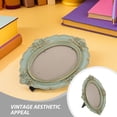 thumbnail image 3 of BRIGHTFUFU Rustic European Style Resin Photo Frame with Unique Oval Shape for Home Decoration, 3 of 8