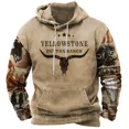 thumbnail image 1 of Sudadera con capucha retro para hombre, sudadera con capucha con estampado 3D de Yellowstone Park para hombre, nueva moda urbana, sudadera con capucha de hip hop de invierno súper grande, ropa para ho, 1 of 5