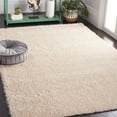 thumbnail image 3 of SAFAVIEH Charlotte Solid Plush Shag Area Rug, Ivory, 4' x 6', 3 of 9