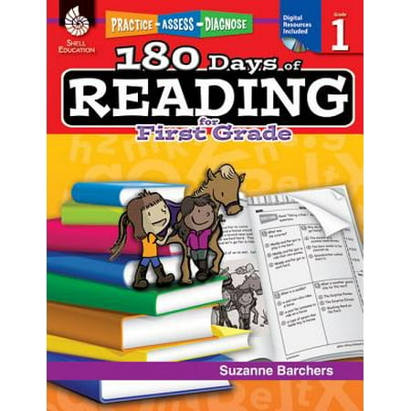- 180 Days of Reading for First Grade (Grade 1) : Practice, Assess, Diagnose