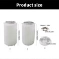 thumbnail image 3 of Elegant Designs Sturdy Silicone Molds for Vase Crafting Use with Resin Plaster or Concrete, 3 of 5
