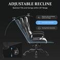 thumbnail image 4 of YRLLENSDAN,Gaming Chairs for Adults,Gaming Computer Chair,Gaming Chair with Massager,Gamer Chairs for Adults,Video Game Chairs,Adjustable,White, 4 of 7