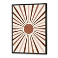 thumbnail image 3 of Designart 'Radiant Geometric Sun' Modern Framed Canvas Wall Art Print, 3 of 5