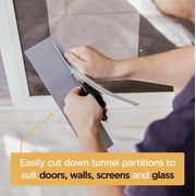 Hakuna Pets White Essential Medium Pet Door for Screens, Doors & Walls up to 2.76 Thick, for Dogs and Cats up to 42 lbs
