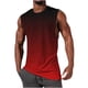 thumbnail image 1 of Tank Top para Hombres Botón de Impresión Casual de Cuello Redondo Tank Top, 1 of 4
