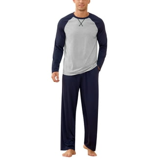 Disketp 90s Audio Tape Mens Pajama Set, Soft Warm Long Sleeve