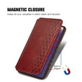 thumbnail image 5 of Dteck Case For Samsung Galaxy Note 20 Ultra(6.9 inches),Luxury Leather Wallet Card Holder Flip Cover Protective Shockproof Kickstand Phone Case ,Red, 5 of 7