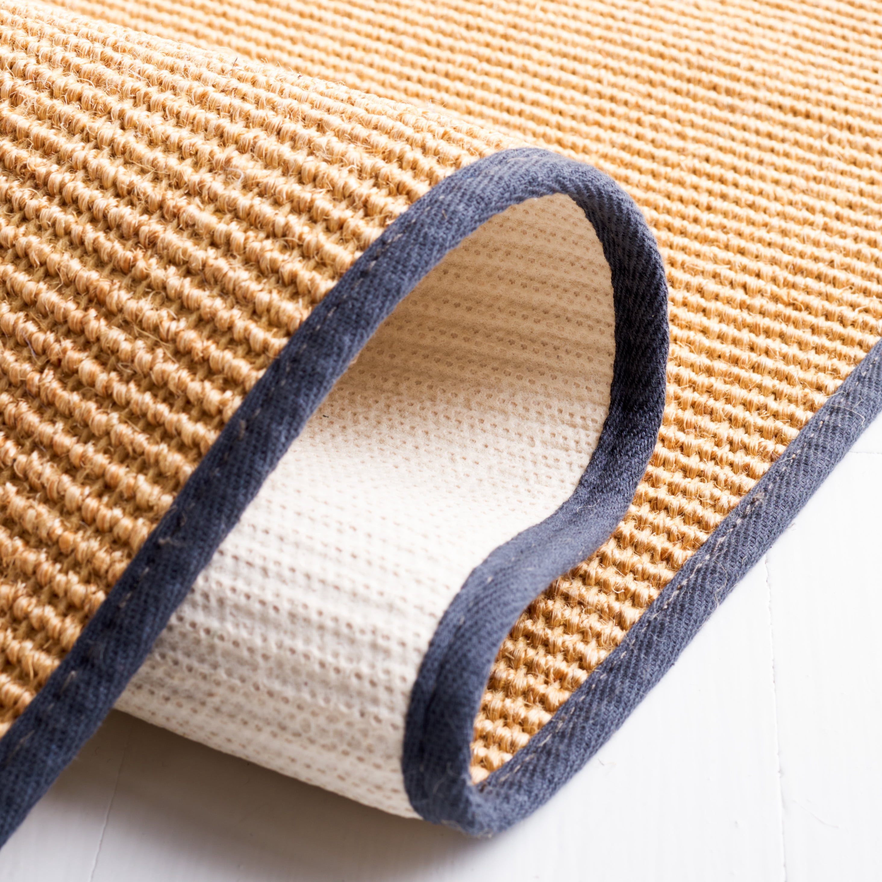 Safavieh Martha Stewart Natural Fiber Maximillian Solid Runner Rug, Natural/Gray, 2'3" x 8'