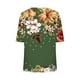 thumbnail image 4 of Camisetas de Manga Corta con Cuello en V Impresas, Camisetas Ligeras Y Elegantes con Cuello en V de las Mujeres, 4 of 5