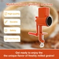 thumbnail image 2 of Manual Hand Grain Mill Red Wonder Junior Deluxe for Dry and Oily Grains - Kitchen Flour Mill,Grain Mill Hand Crank and Spice,Corn,Wheat Stone Mill Grinder, 2 of 9