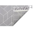 thumbnail image 4 of Safi Grey Geometric Micropolyester Area Rugs for Living Room Jacquard Textured Modern Rugs Soft Geometric Rug for Bedroom Washable Rug Non-Slip Bohemian Carpet Perfect for Dining Room Office Beige, 4 of 5