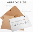 thumbnail image 2 of Wedding Makeup Artist Card, Thank You Card for Hairdresser, Thank You Making Me Look Beautiful,Wedding Card with Kraft envelope and wax seal, Elegant Line Lettering Printed on Heavyweight Card Stock, 2 of 7