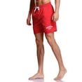 thumbnail image 4 of Adoretex Men's Guard Mesh Lining Pockets Swim Trunks Swimsuit (MG012) - Red - XXXL, 4 of 5