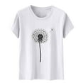 thumbnail image 5 of Fashion Saving LiMoi Womens Clothing Under 10 Dollars Short Sleeve Tshirt Tops Trendy Casual Print T Shirts Oversized Tops Get it Fast, 5 of 6