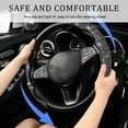 thumbnail image 4 of 2 PCS Steering Wheel Cover, 15 Inches Crystal Diamond Bling Cover for Auto Steering Wheels, Safety Non-Slip Universal Fit Sparkly Steering Wheel Cover, Car Accessories (Red), 4 of 9