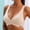 Beige, variant on Front Closure Bra for Women Plunge Deep V Wireless Bra Low Cut Push Up Padded Bralette with Support and Lift Soft Seamless Everyday Brassiere, Beige L