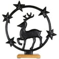 thumbnail image 2 of Northlight Star Bright Metal Reindeer Christmas Decoration - 12", 2 of 6