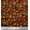 Brick Red, variant on Soimoi Black Cotton Duck Fabric Clover Leaves Floral Print Print Fabric By the Yard 44 Inch Wide