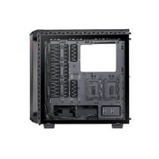 XPG BATTLECRUISER ATX Mid Tower Case | Black | Magnetic front panel and dust filler | 4MM Tempered Glass PC Case | Preinstalled 4x 120mm ARGB Fans