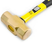 Stark USA 3LB Brass Sledge Hammer With Fiberglass Handle, Corrosion Resistant