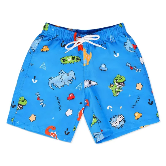 Boys Swim Trunks Toddler Swim Shorts Boys Bathing Suit Kids Swimsuit-Quick Dry,for 3-12 Years