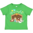 thumbnail image 3 of Inktastic Merry Christmas Cute Nativity Scene Boys or Girls Toddler T-Shirt, 3 of 5