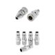 thumbnail image 1 of 7 piezas 1/4 pulgadas de material acero inoxidable conector de liberación rápida accesorios de de línea de aire DYNWAVEMX Acoplador de manguera de línea de aire, 1 of 8