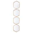 thumbnail image 2 of Zuo A10769 Miroir Quatre Hexagones&44; Or, 2 of 5