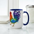 thumbnail image 4 of CafePress - De Colores Rooster - 15 oz Ceramic Large White Novelty Mug, 4 of 4