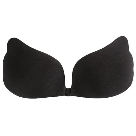UoCefik Push Up Sticky Bra for Women  Reusable Invisible Bra Backless Strapless Bra Adhesive Bra Black D