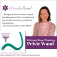Intimate Rose Medical Grade Silicone Pelvic Wand with Vibration - Pain ...