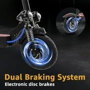 Electric Scooter Adult X500PRO Motor 2600W Battery 48V 21Ah Autonomy 45 Miles Double Suspension, Detachable Seat, Unisex