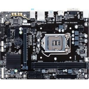 Gigabyte Ultra Durable GA-H110M-H Micro ATX Desktop Motherboard w/ Intel