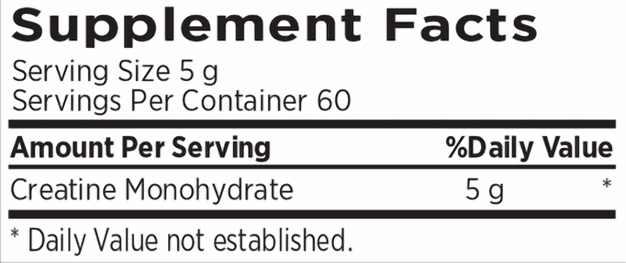MRI Micronized Creatine Monohydrate Powder, 1000g, Unflavored, 5g per Serving, 200 Servings