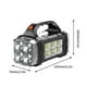 thumbnail image 1 of Luz solar portátil para exteriores LED multifunción con luz lateral COB intermitente roja y azul, linterna de emergencia, reflector, faro para exteriores, 1 of 2