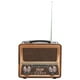 thumbnail image 4 of 110/220V ajustable FM/AM/SW Radio portátil de madera inalámbrico Bluetooth altavoz recargable enchufe de la UE, 4 of 5