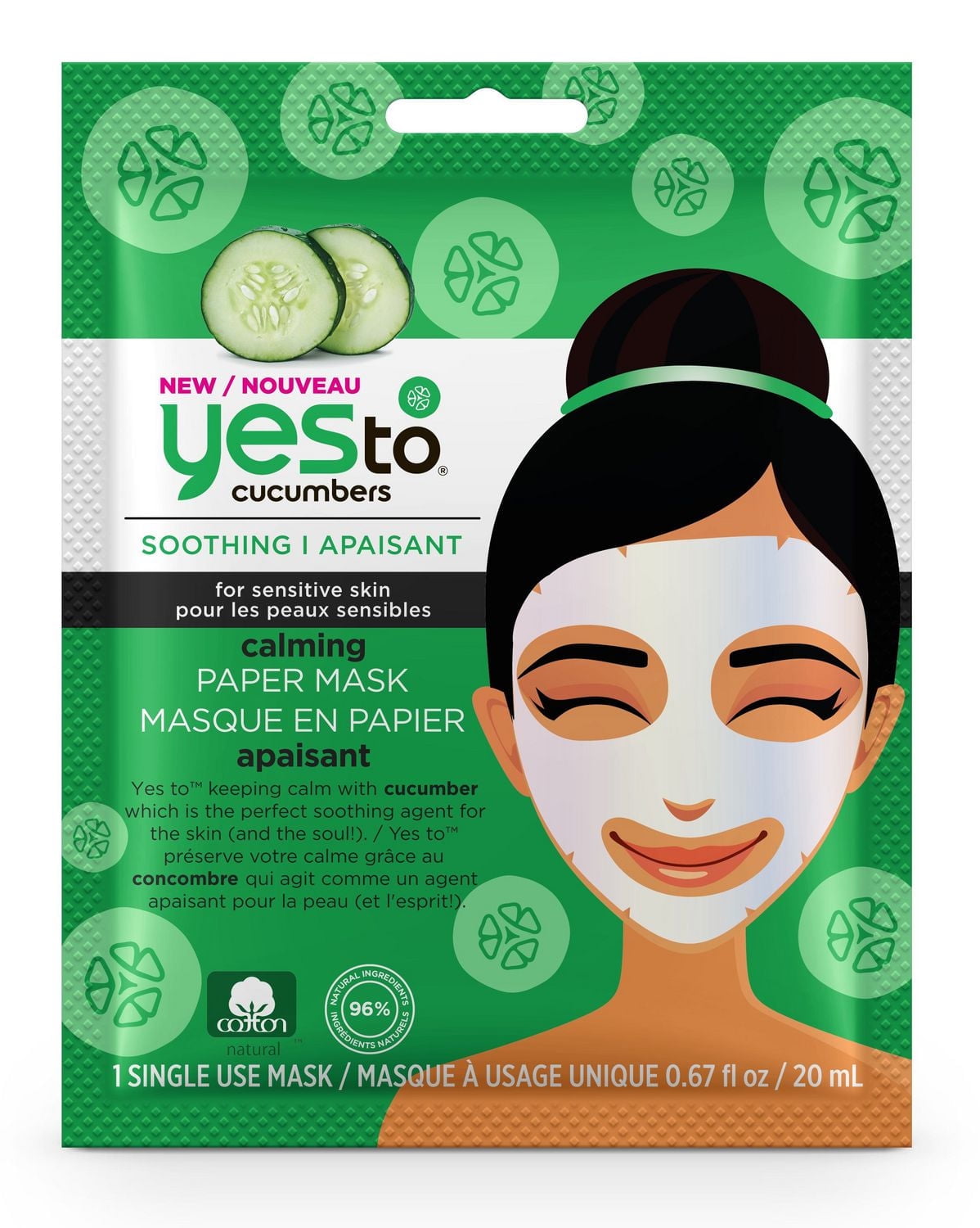 Yes to Cucumbers Soothing And Calming Paper Mask