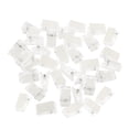 thumbnail image 1 of LOVEVER 60 Pcs Self Adhesive Spring Clips Self-adhesive Hanging Transparent, 1 of 8