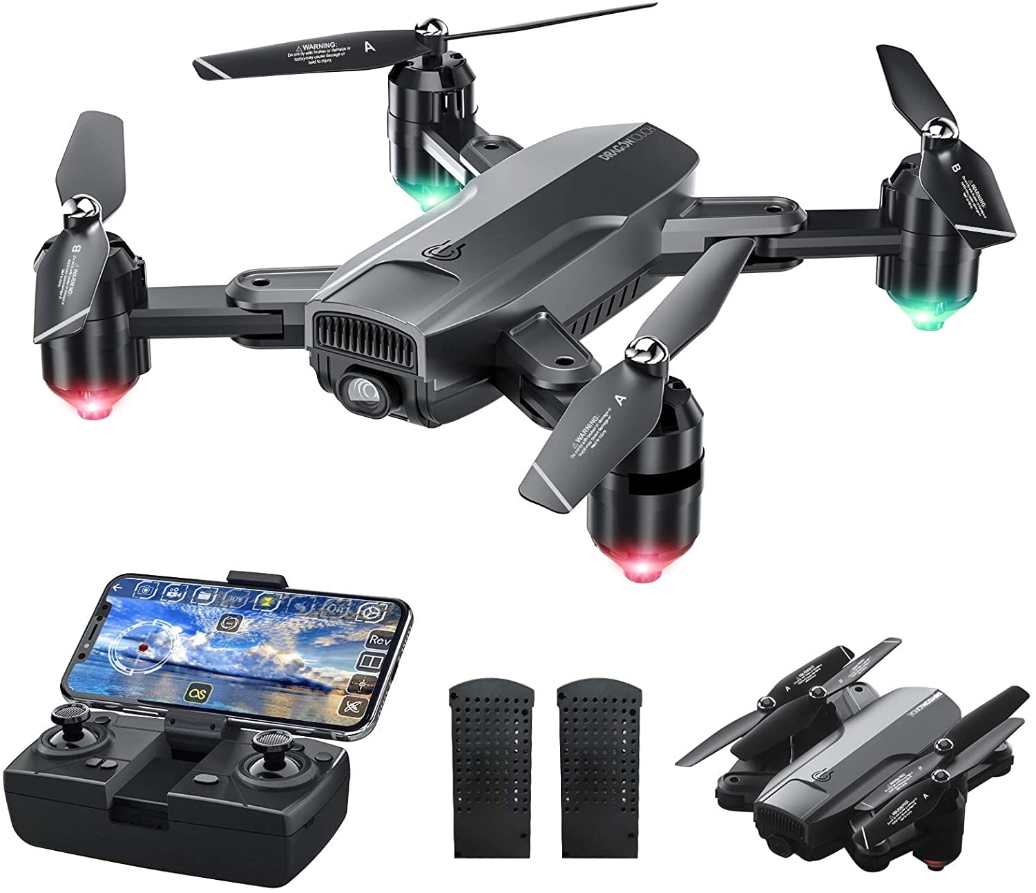Dragon Touch DF01 Foldable Drone with 