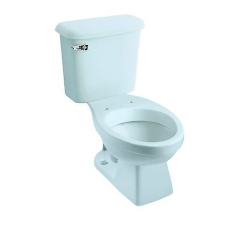 Peerless Pottery Madison 7160-12 Vitreous China Round Toilet Kit with 12-in Rough in Dresden (Best 10 Inch Rough In Toilet)