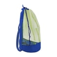 thumbnail image 2 of JJV Large Capacity Mesh Beach Bag Storage Tote with Drawstring Closure for Shells Crabbing Tools Wet Swimsuits Towels for Outdoor Play Supplies 19x9 Inch, 2 of 6