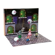 Super Mario Boo Mansion Action Figures Halloween Treats at Home - Boos Mansion - Includes 8 Surprise Figures & 10 Postcard Invitations!