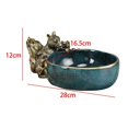 thumbnail image 2 of Estatuilla de ardilla Galleta Dulce Plato Escultura Bandeja de almacenamiento Decoración de mesa para el hogar, 2 of 9