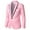 Pink, variant on HWRETIE Blazers and Sports Coatss Men's Stylish Casual Solid Blazer Business Wedding Party Outwear Coat Suit Tops/Pink 4(M)