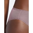thumbnail image 5 of Joyspun Women's Soft Touch Lace High Cut Bikini Panties, 4-Pack, Sizes XS-3XL, 5 of 9